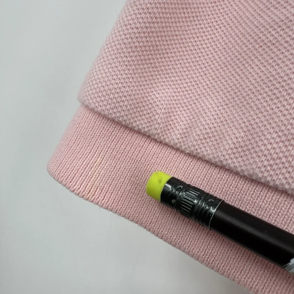 Polo Ralph Lauren Mens Pink Cotton Short Sleeve Polo Shirt‎ Size X Large Vintage